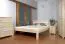 Kiefer Bett 160 x 200 cm Natur Abbildung