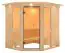 Sauna Alessia 02, 68 mm Wandstärke - 210 x 184 x 202 cm (B x T x H)
