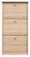 Schuhkipper Kiefer Holz massiv, Farbe: Natur 115x58x30 cm, Schuhschrank Schuhkommode
