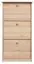 Schuhkipper Kiefer Holz massiv, Farbe: Natur 115x58x30 cm, Schuhschrank Schuhkommode Abbildung