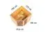 Sauna "Bjarki 2" SET mit bronzierter Tür & Ofen 9 kW Edelstahl - 196 x 170 x 198 cm (B x T x H)
