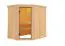 Sauna "Ole" mit bronzierter Tür - Farbe: Natur - 151 x 196 x 198 cm (B x T x H)