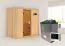 Sauna "Eeli" SET mit Ofen externe Steuerung easy 9 kW - 196 x 118 x 198 cm (B x T x H)