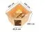Sauna "Leevi" SET mit Kranz. Farbe: Natur, Ofen 9 kW - 184 x 165 x 202 cm (B x T x H)