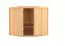 Sauna "Nooa" mit graphitfarbener Tür - Farbe: Natur - 196 x 196 x 198 cm (B x T x H)