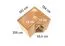 Sauna "Tjara 1" mit Energiespartür - Farbe: Natur - 193 x 184 x 209 cm (B x T x H)