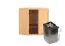 Sauna "Leevi" SET mit graphitfarbene Tür - Farbe: Natur, Ofen 9 kW - 170 x 151 x 198 cm (B x T x H)
