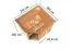Sauna "Askjell" SET AKTION mit Klarglastür und Kranz - Farbe: Natur, Ofen externe Steuerung easy 3,6 kW - 210 x 184 x 202 cm (B x T x H)