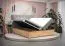 Elegantes Boxspringbett mit Stauraum Pilio 04, Farbe: Grau / Eiche Golden Craft - Liegefläche: 140 x 200 cm (B x L)