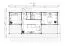 Ferienhaus F54 mit 5 Räumen & überdachter Terrasse | 44,3 m² | 92 mm Blockbohlen | Naturbelassen | inkl. Fußboden & Isolierverglasung