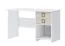 Schreibtisch 28, Farbe: Weiß / Creme - Abmessungen: 74 x 125 x 60 cm (H x B x T)