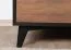Vitrine Altels 25, Farbe: Walnuss - Abmessungen: 185 x 48 x 40 cm (H x B x T)
