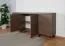 Schlichte Kommode Illgau 01, Baltic Storm - Dunkelbraun, 90 x 200 x 38 cm, mit 4 Türen und 6 Fächern, Push-to-open System, hochwertig verarbeitet, Soft Close System