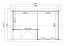 Gartenhaus G262 Lichtgrau - 28 mm Blockbohlenhaus, Grundfläche: 13,97 m², Satteldach