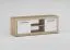 TV-Unterschrank Madryn 06, Farbe: Eiche Sonoma / Weiß - 50 x 138 x 40 cm (H x B x T)