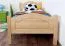 Kinderbett 80 x 200 cm | Massivholz: Buche | Natur Lackiert Abbildung