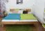 Holzbett Bettgestell Eiche 200 x 200 cm geölt Abbildung