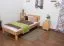Kernbuche Massivholz Bettgestell 90 x 200 cm geölt Abbildung