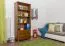 Standregal, 80 cm breit, Kiefer Holz-Massiv, Farbe: Eiche Abbildung