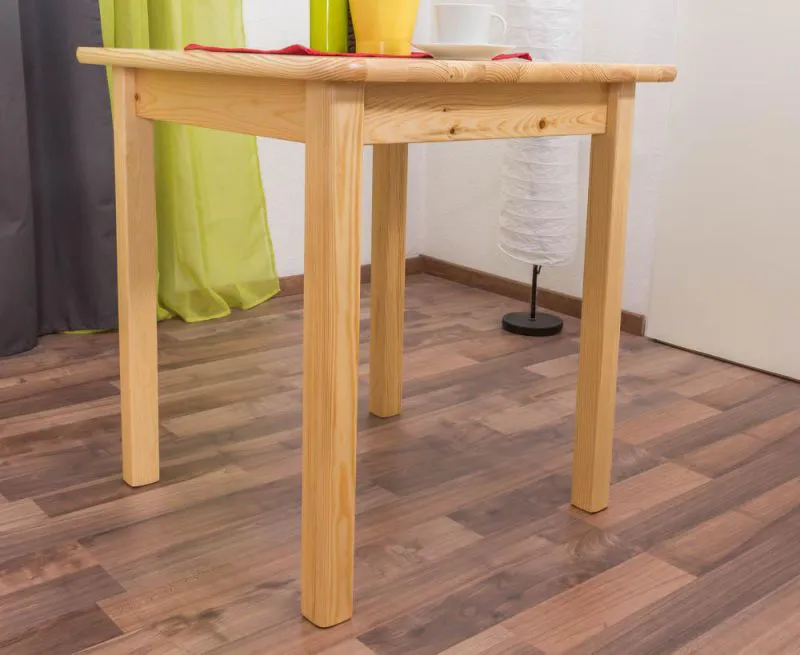Holztisch 70 x 70 cm Abbildung