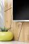 Wohnwand | Farbe: Perla Grau / Eiche Artisan | Push-to-open Funktion | Maße: 200 x 35 x 148 cm | inkl. LED-Beleuchtung | 1 TV-Unterschrank | 1 Vitrine