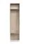 Garderobenwand mit Sitzbank Sviland 06, Farbe: Eiche Wellington / Weiß - Abmessungen: 200 x 170 x 35 cm (H x B x T), mit Sitzkissen