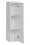 Stylische Wohnwand Valand 29, Farbe: Weiß - Abmessungen: 150 x 240 x 40 cm (H x B x T), mit genügend Stauraum