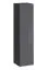 Außergewöhnliche Wohnwand Volleberg 96, Farbe: Grau / Eiche Wotan - Abmessungen: 150 x 280 x 40 cm (H x B x T), mit genügend Stauraum