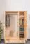 Kleiderschrank Kiefer natur 120