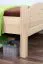 Kinderbett / Jugendbett Buche massiv Vollholz natur 113, inkl. Lattenrost - 90 x 200 cm (B x L)