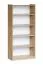 Bücherregal Cuarto 07, Farbe: Eiche Sonoma - 173 x 80 x 34 cm (H x B x T)