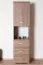 Schrank Kikori 18, Farbe: Sonoma Eiche - Abmessungen: 190 x 50 x 40 cm (H x B x T)