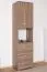 Schrank Kikori 18, Farbe: Sonoma Eiche - Abmessungen: 190 x 50 x 40 cm (H x B x T)