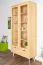 Vitrine Kiefer massiv natur Aurornis 10 - Abmessungen: 200 x 96 x 40 cm (H x B x T)