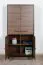 Schrank Altels 19, Farbe: Walnuss - Abmessungen: 185 x 91 x 40 cm (H x B x T)