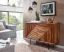 Kommode / Sideboard, Farbe: Sheesham, teilmassiv - Abmessungen: 71 x 100 x 40 cm (H x B x T)