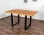 Esstisch Wooden Nature 411 Kernbuche massiv geölt, Tischplatte rustikal - 140 x 90 cm (B x T)