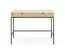 Schreibtisch | elegantes Design | Farbe: Eiche Vicenza | 2 Schubladen | Maße: 104 x 50 x 78 cm | ABS-Kanten | Schminktisch | Griffe & Beine: Schwarz