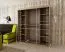 Schiebetürenschrank / Kleiderschrank Robinyera 04 mit Spiegel, Farbe: Eiche Sonoma - Abmessungen: 200 x 180 x 62 cm ( H x B x T)