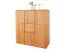 Hohe Kommode Kapiti 21 mit Soft Close System, ausgezeichnete Qualität, Kernbuche Massivholz geölt, Maße: 129 x 111 x 45 cm, vier Türen, eine Schublade