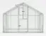 Gewächshaus - Glashaus Rucola XL18, Wände: 4 mm gehärtetes Glas, Dach: 6 mm HKP mehrwandig, Grundfläche: 18,6 m² - Abmessungen: 640 x 290 cm (L x B)