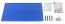 Lochwand P - Click mit 22 Haken und 3 Zubehörartikeln, Farbe: Blau, Maße: 60 x 90 x 35 cm (H x B x T)