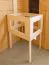 Sauna "Leja" SET mit bronzierter Tür und Kranz mit Ofen BIO 9 kW - 259 x 210 x 205 cm (B x T x H)