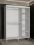 Eleganter Kleiderschrank Jotunheimen 149, Farbe: Weiß - Abmessungen: 208 x 150,5 x 62 cm (H x B x T)