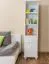 Regal - 40 cm breit, Kiefer Holz-Massiv, Farbe: Weiß Abbildung