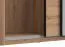 Schwebetürenschrank / Kleiderschrank Crina 11, Farbe: Eiche Artisan / Schwarz, zwei Kleiderstangen, ABS-Kanten, Maße: 224 x 262,5 x 65,5 cm