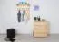 Garderobe Kiefer massiv Vollholz natur Junco 347 – Abmessungen: 100 x 70 x 31,5 cm (H x B x T)