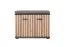 Schuhschrank mit Sitzkissen Ringerike 14, Farbe: Anthrazit / Eiche Artisan - Abmessungen: 53 x 60 x 32 cm (H x B x T), mit zwei Fächern