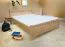 Bett Buche 180 x 200 cm Natur