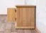 Schlafzimmer Komplett - Set A "Matam" mit Futonbett 140x200, Nachtkommode, Kleiderschrank, Kommode, Spiegel, Farbe: Eiche, inkl. Lattenrost